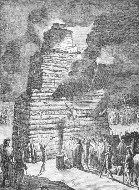 The funeral pyre.