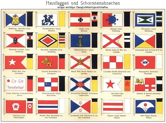 Hausflaggen, etc.