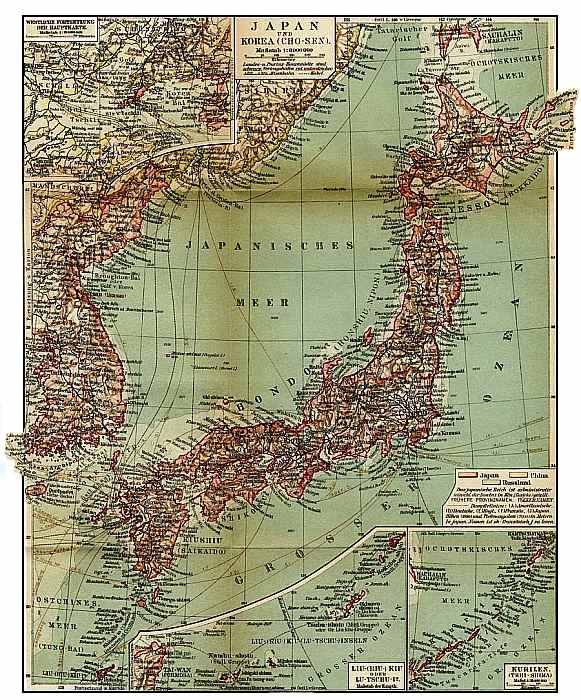 Japan und Korea.
